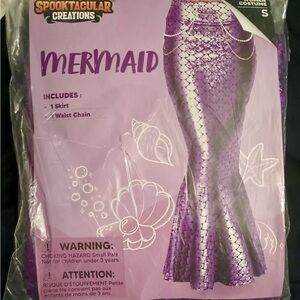 Spooktacular Creations Purple Mermaid Skirt Costume